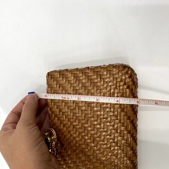 Vintage Doran International weaved straw clutch - Picture 10 of 10